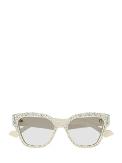 Gucci Eyewear Cat In White