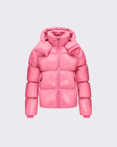 Perfect Moment January Down Jacket Xl In Azelea Pink