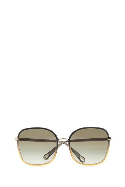 Chloé Eyewear Square Frame Sunglasses In Multi