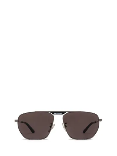 Balenciaga Eyewear Pilot Frame Sunglasses In Grey