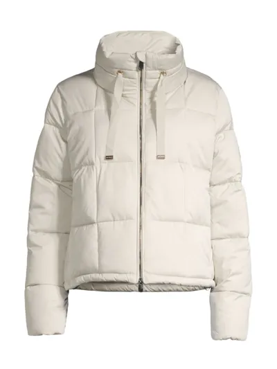 Save The Duck Women's Lobelia Puffer Jacket In Rainy Beige