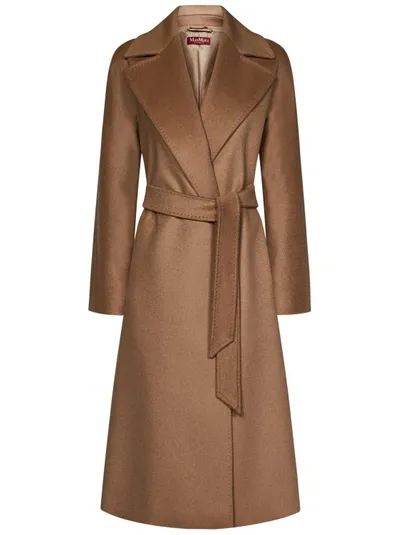 Max Mara Brown Wrap Coat