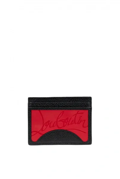 Christian Louboutin Card Holder In Red