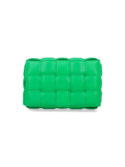 Bottega Veneta Padded Cassette Bag In Green