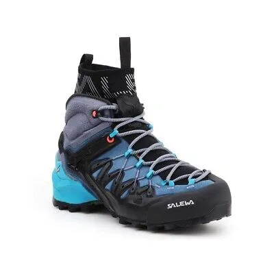 Pre-owned Salewa Schuhe Trekking Damen  Wildfire Edge Mid Gtx 613518975 Schwarz-blau