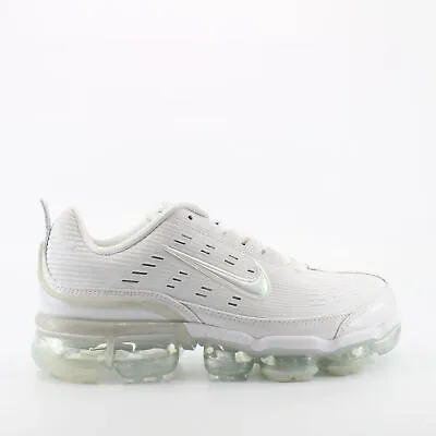 Pre-owned Nike Air Vapormax 360 White Leather Mens Lace Up Trainers Ck9671 100