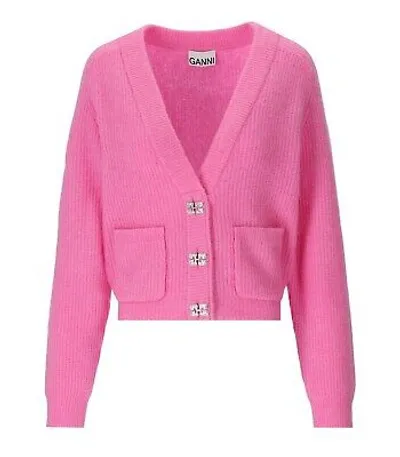 Pre-owned Ganni Rosa Cardigan Damen