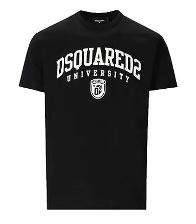 Pre-owned Dsquared2 Cool Fit Schwarz T-shirt Herren