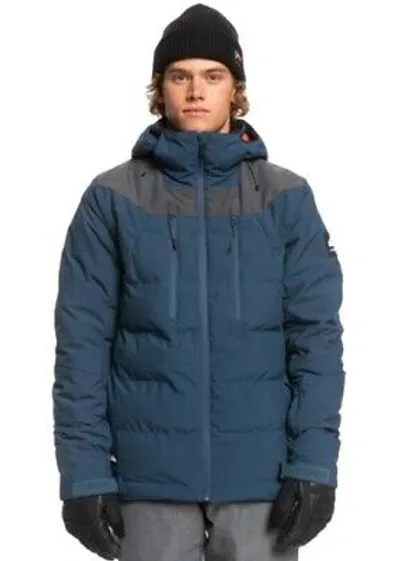 Pre-owned Quiksilver Schneejacke The Edge Blau