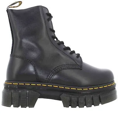 Pre-owned Dr. Martens' Dr. Martens A23g Damen Amphibie 27149001 Audrick 8-eye Boot Nappa Lux