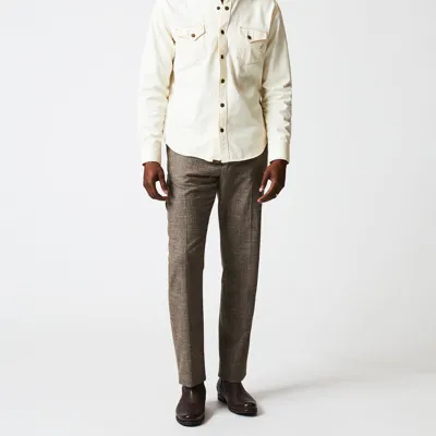 Reid Shoals Twill Shirt In Natural