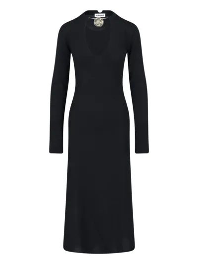 Jil Sander Dress In Black