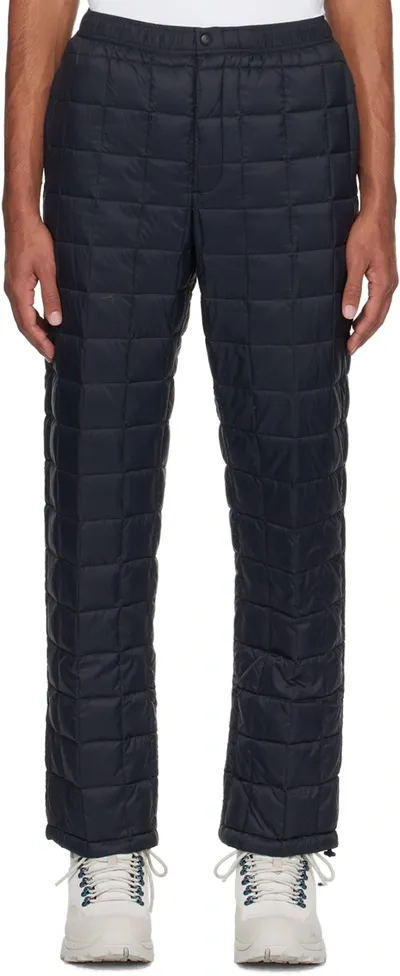 Taion Black Quilted Down Trousers