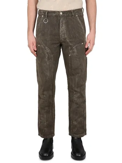 Etudes Studio Cotton Pants In Brown