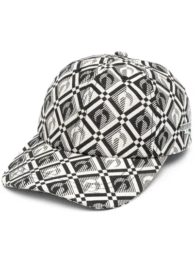 Marine Serre Moon Diamond Cap In Black