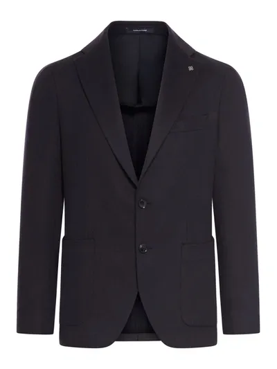 Tagliatore Blue Vesuvio Single-breasted Jacket