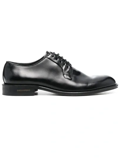 Dsquared2 Lace Up Shoes In Nero