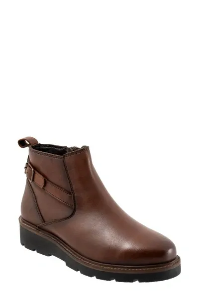 Softwalk Waneta Bootie In Dark Brown