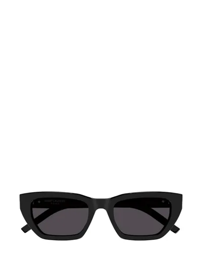 Saint Laurent Eyewear Cat In Black