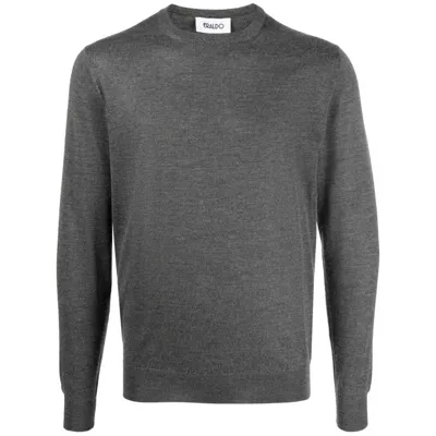 Eraldo Fine-knit Merino-wool Jumper In Grey