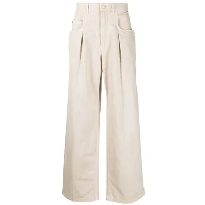 Isabel Marant Janel Jeans In Beige