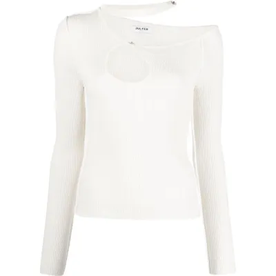 Julfer Tops In White