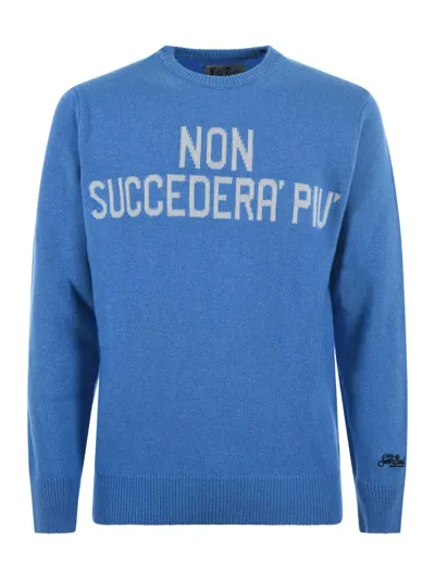 Mc2 Saint Barth Sweater In Azzurro