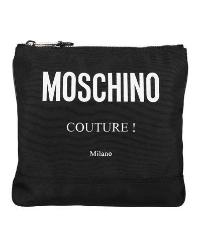 Moschino Messenger Bag With Logo In Multi