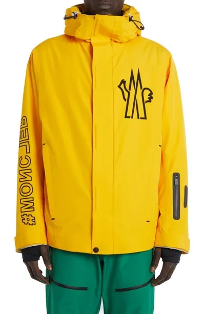 Moncler Moriond Ski Jacket In Yellow