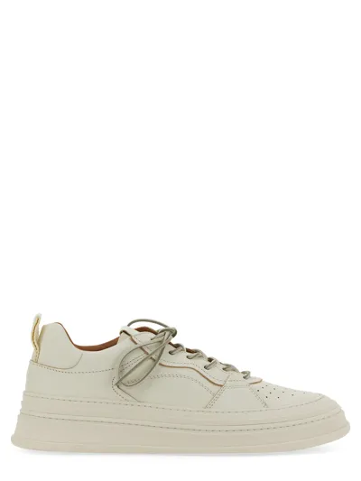 Buttero Man Sneakers Off White Size 7 Soft Leather