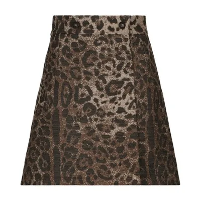 Dolce & Gabbana Short Wool Skirt In Double_face_fabric