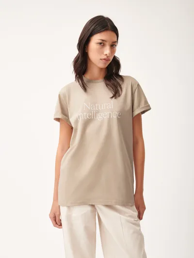 Pangaia 365 Natural Intelligence T-shirt In Mirage Beige