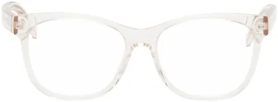 Givenchy Pink Square Glasses In Shiny Pink