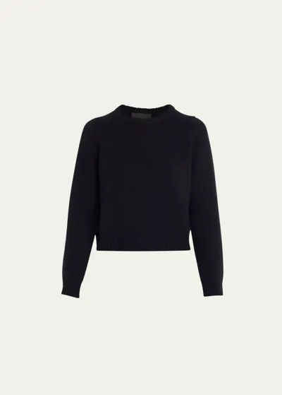 Nili Lotan Caleb Sweater In Dark Navy