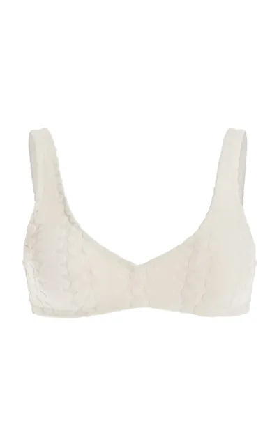 Oas Roccia Bikini Top In Ivory