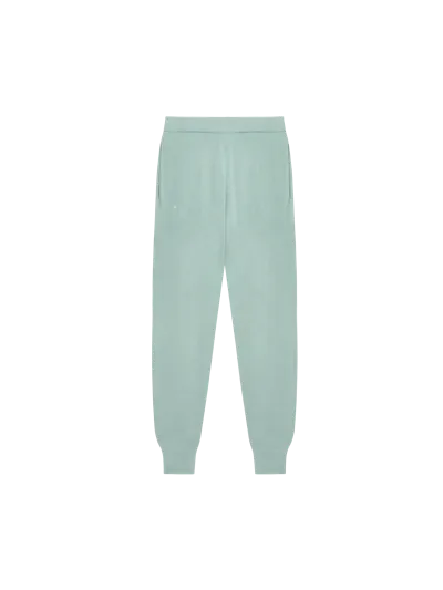 Pangaia Regenerative Merino Wool Joggers In Eucalyptus Blue