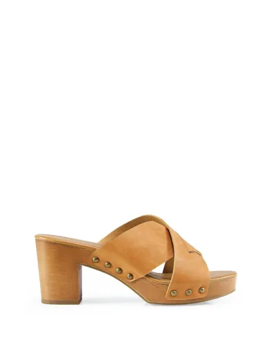 Belle & Bloom Midtown Clog Mule In Brown