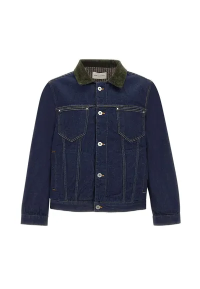 Drôle De Monsieur Jean Denim Jacket In Blue