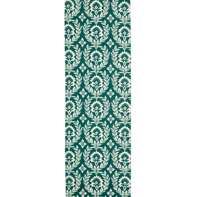 La Doublej Harringbone Runner (50x160) In Green Garland