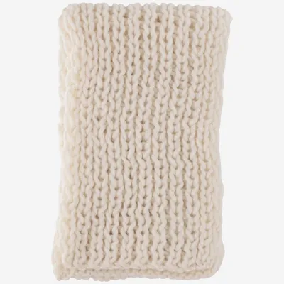 Evyinit Merino Wool Blend Scarf In Ivory