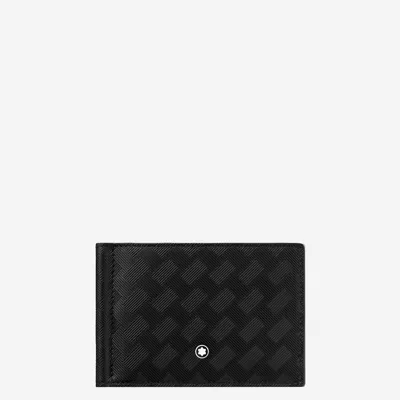 Montblanc Extreme 3.0 Wallet 6cc With Money Clip In Black