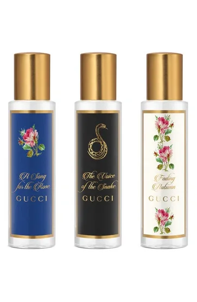 Gucci The Alchemist's Garden 3-piece Fragrance Gift Set In Multi