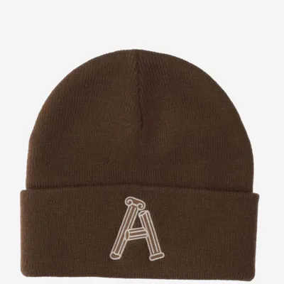 Aries Column A Beanie In Brown