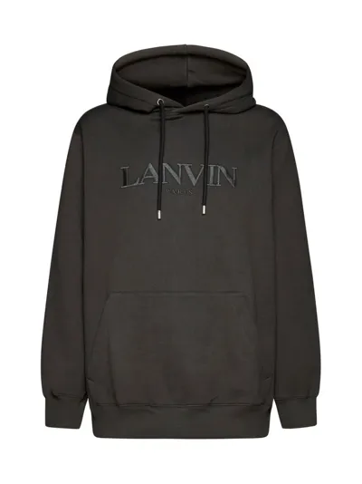 Lanvin Logo Embroidered Long In Green