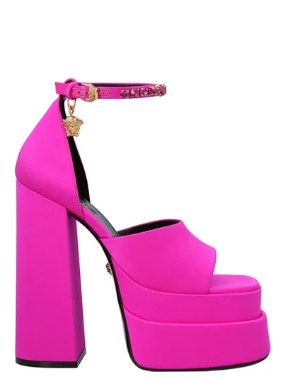 Versace Medusa Aevitas Sandals Fuchsia