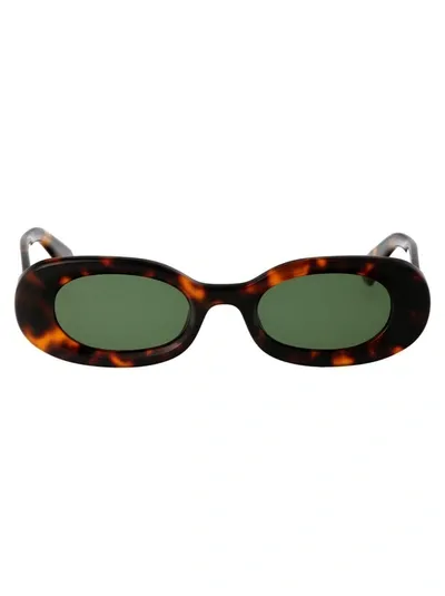 Off-white Sunglasses In 6055 Havana