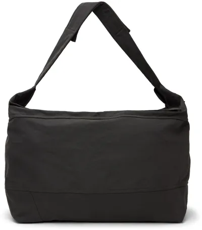 Bryan Jimene`z Gray Canvas Bag In Graphite