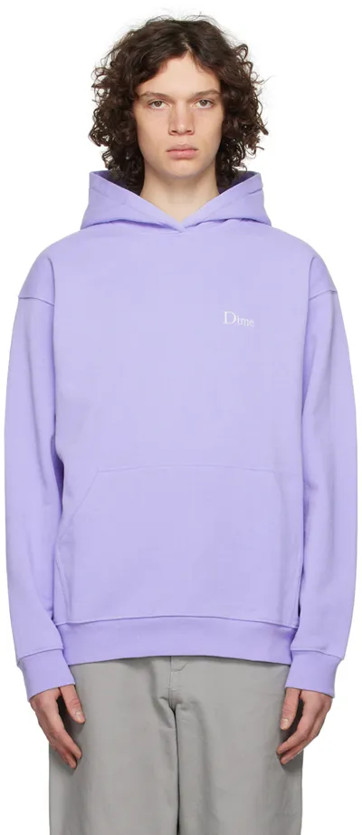 Dime Blue Classic Hoodie In Light Indigo