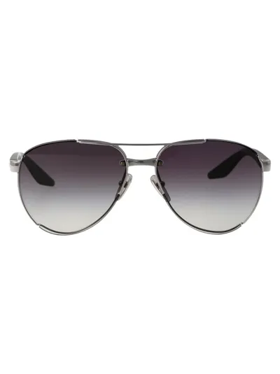 Prada Eyewear Aviator Framed Sunglasses In Grey