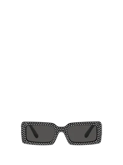 Dolce & Gabbana Eyewear Rectangular Frame Sunglasses In Black